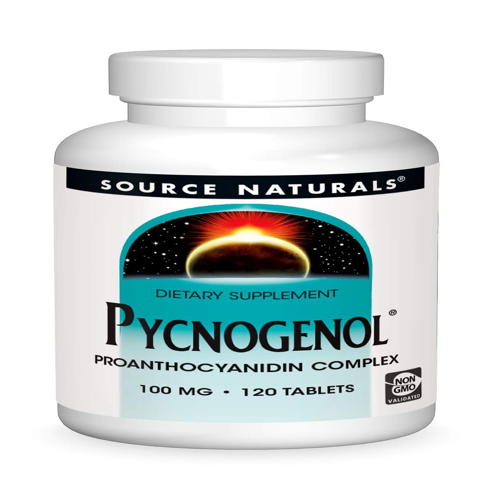 Source Naturals Pycnogenol, Proanthocyanidin Complex, 100 mg - 120 Tablets