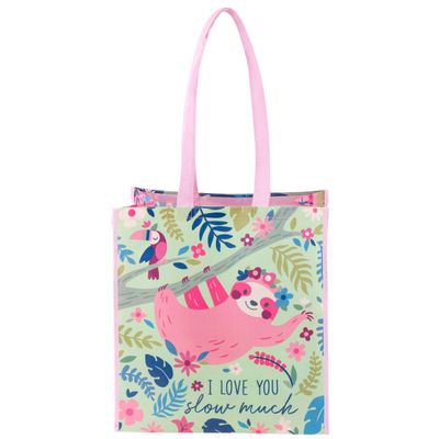 Stephen Joseph, Large Recycled Gift Bag with Handles, Kids, Reusable, Birthday Party Gift Bag, Shopping Bag