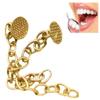 4 Pcs New Golden Traction Chain Dental Lingual Button Chains Orthodontics Materials Swivel Chain Dental Impacted Cuspid Eruption Appliance view 1