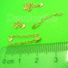 4 Pcs New Golden Traction Chain Dental Lingual Button Chains Orthodontics Materials Swivel Chain Dental Impacted Cuspid Eruption Appliance view 3