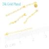 4 Pcs New Golden Traction Chain Dental Lingual Button Chains Orthodontics Materials Swivel Chain Dental Impacted Cuspid Eruption Appliance view 4