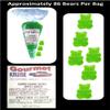 Blue Gummi Gummy Bears Raspberry Albanese - Bulk Candy 5lb Bag With Green Apple Gourmet Kruise Signature Gift Bag 11 OZ (NET WT 5 LBS.11OZ) 2 Item Bundle view 2