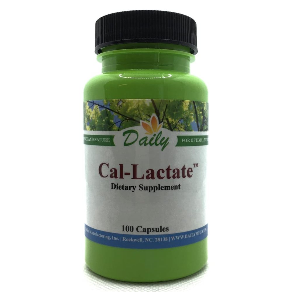 Daily Manufacturing Calcium Lactate 100 Capsules