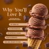Triple Scoop - Premium Chocolate Ice Cream Mix For Ice Cream Maker. Simple, Easy, Delicious. From Gourmet Mix To Maker in 5 Minutes, Makes 2 Creamy Quarts. Made in USA. (1 Pack, Chocolate) view 3