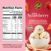 Triple Scoop - Premium Strawberry Ice Cream Mix For Ice Cream Maker. Simple, Easy, Delicious. From Gourmet Mix To Maker in 5 Minutes, Makes 2 Creamy Quarts, Made in USA (1 Pack, Strawberry) view 2