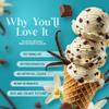 Triple Scoop - Premium Vanilla Choc Chip Ice Cream Mix For Ice Cream Maker. Simple, Easy, Delicious. From Gourmet Mix To Maker in 5 Min, Makes 2 Creamy Quarts, Made in USA (1 Pack, Van Choc) view 3