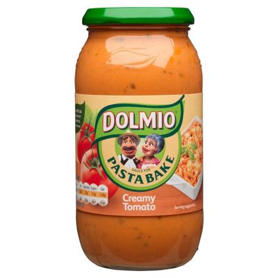Dolmio Creamy Tomato Pasta Bake - 500g - Single Jar (500g x 1 Jar)