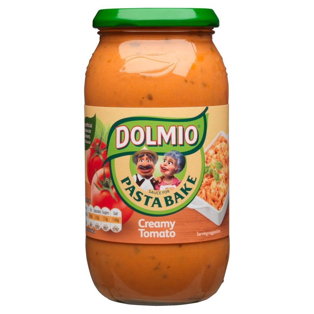 Dolmio Creamy Tomato Pasta Bake - 500g - Single Jar (500g x 1 Jar)