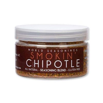 All Purpose Seasoning - Mexican Flavors - Smoked Chipotle Powder - Tex Mex seasoning - Smokey Pepper Spice - Gluten Free Fajita Seasonings - Spicy blend - World Seasonings - SMOKIN' CHIPOTLE