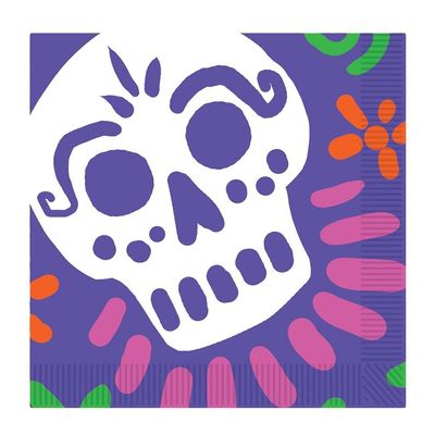 Day of The Dead Luncheon Napkins (Pack of 6)