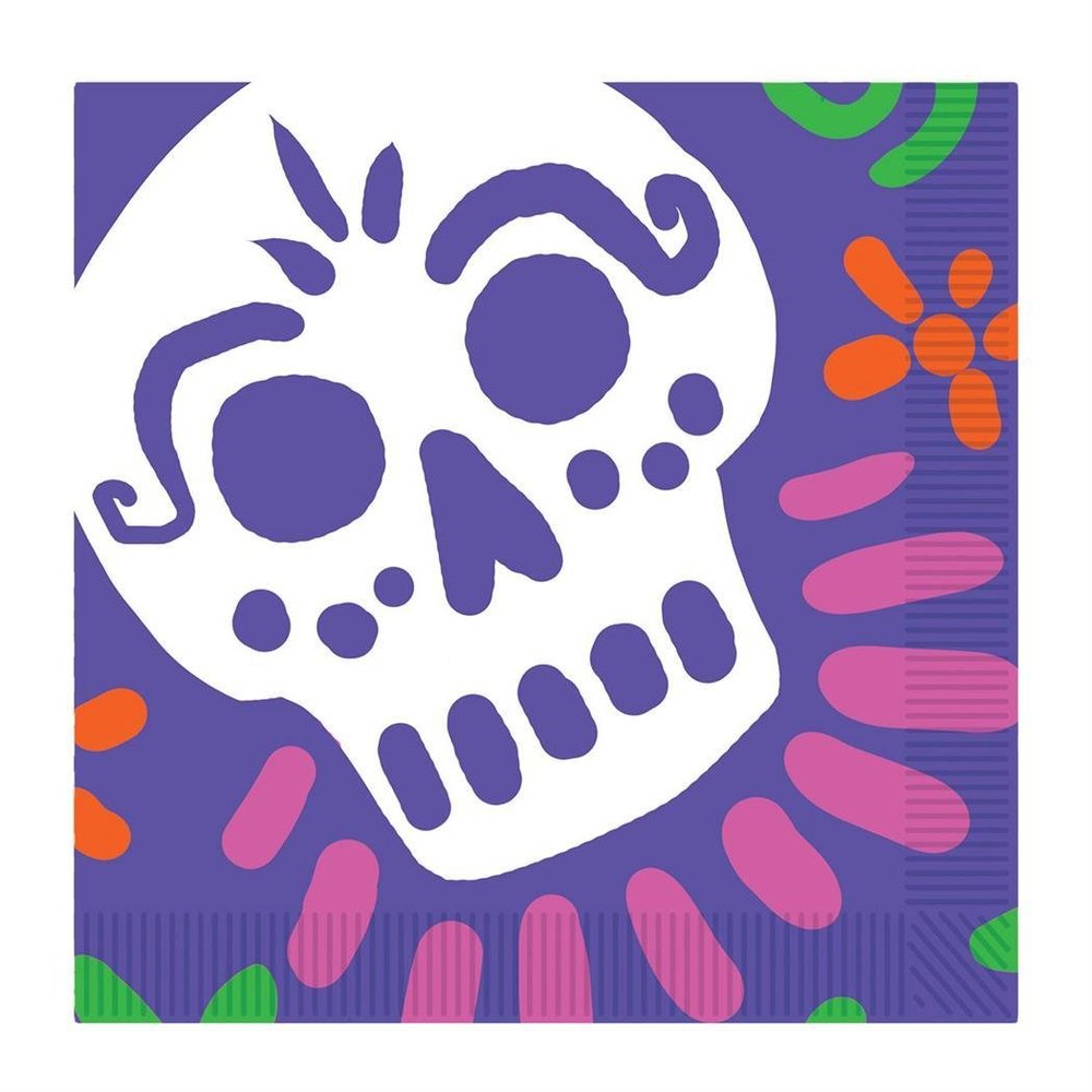 Day of The Dead Luncheon Napkins (Pack of 6)