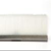 Tanis Brush MB760448 Strip Brush with 5/16" Type #7 Stainless Steel Backing, White Polyester Bristles, 48" Overall Length, 2" Trim Length, 0.012" Bristle Diameter view 1