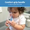 Dr. Brown's Infant-to-Toddler Toothbrush, Elephant, Blue, 0-3 Years view 3