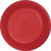 Club Pack of 240 Classic Red Disposable Plastic Party Dinner Plates 8.75" view 1