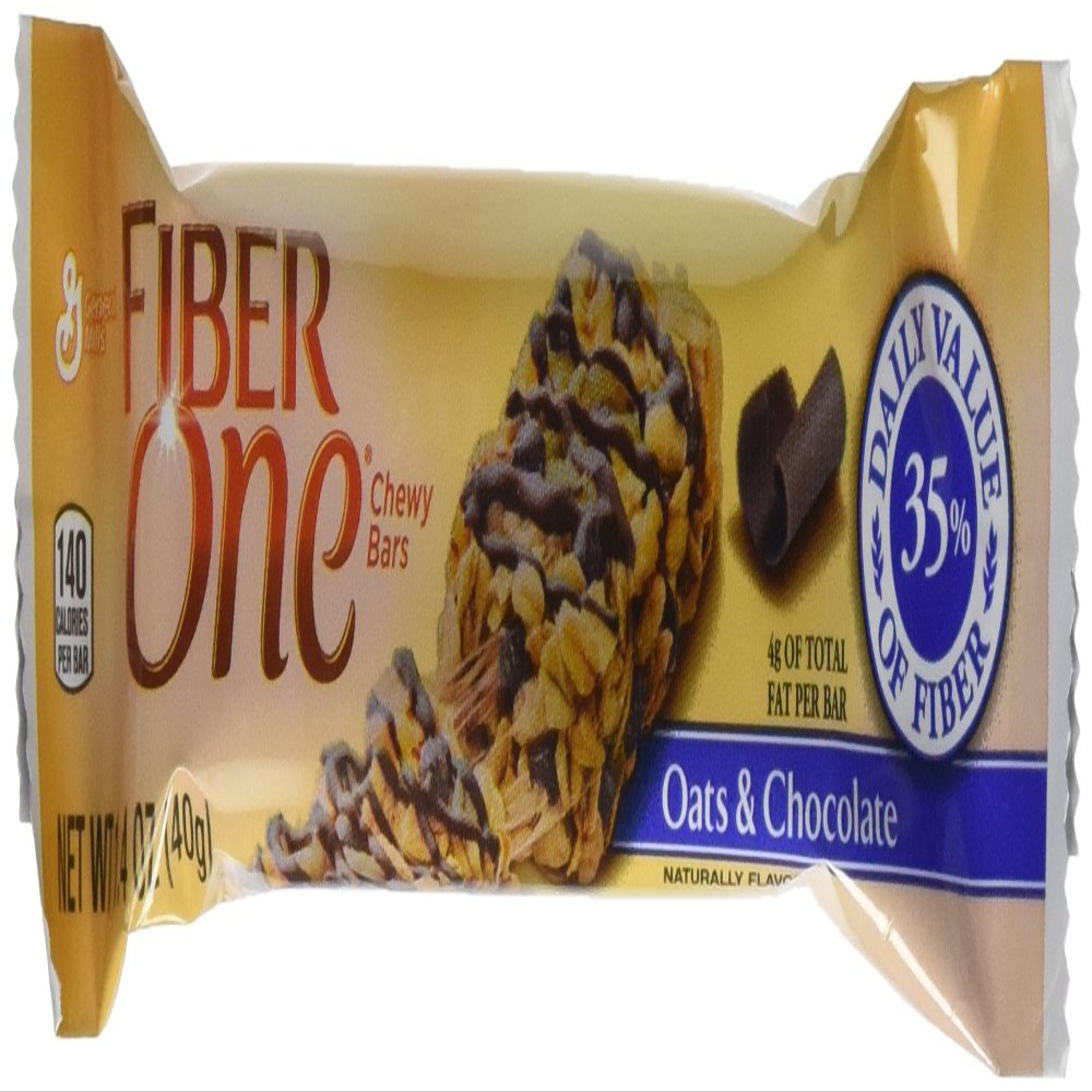 Fiber One Chewy Bars, Oats/Chocolate, 48 Count
