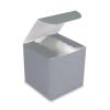 100ea - 8 X 8 X 3-1/2 Silver High Gloss Gift Box Width 8" view 1