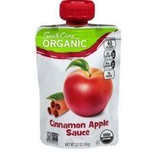 Santa Cruz Organic Cinnamon Apple Sauce, 3.2 Ounce - 24 per case.