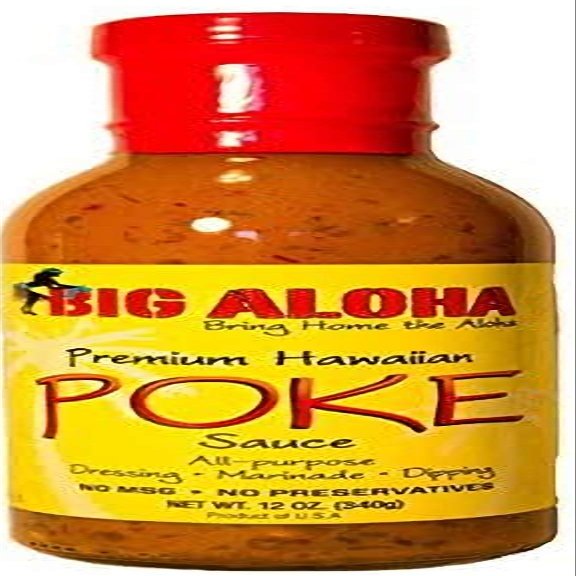 2 Pack Big Aloha Premium All Purpose Hawaiian Poke Sauce