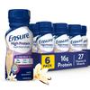 Ensure High Protein Vanilla Nutrition Shake with Fiber, Ready to Drink, 16g Protein and 27 Vitamins and Minerals, 8 fl oz, 6 Pack view 1