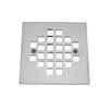 Jaclo 6264-PN Square Shower Drain Plate, 4-1/4", Polished Nickel view 1