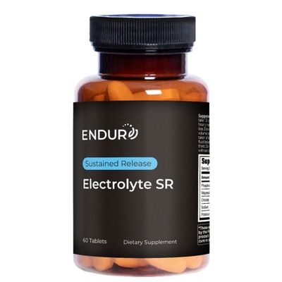 Endur Electrolyte SR, Essential Electrolyte Replacement & Hydration Support, Great for Physical Activity, Sustained-Release Tablets, 60 Tablets