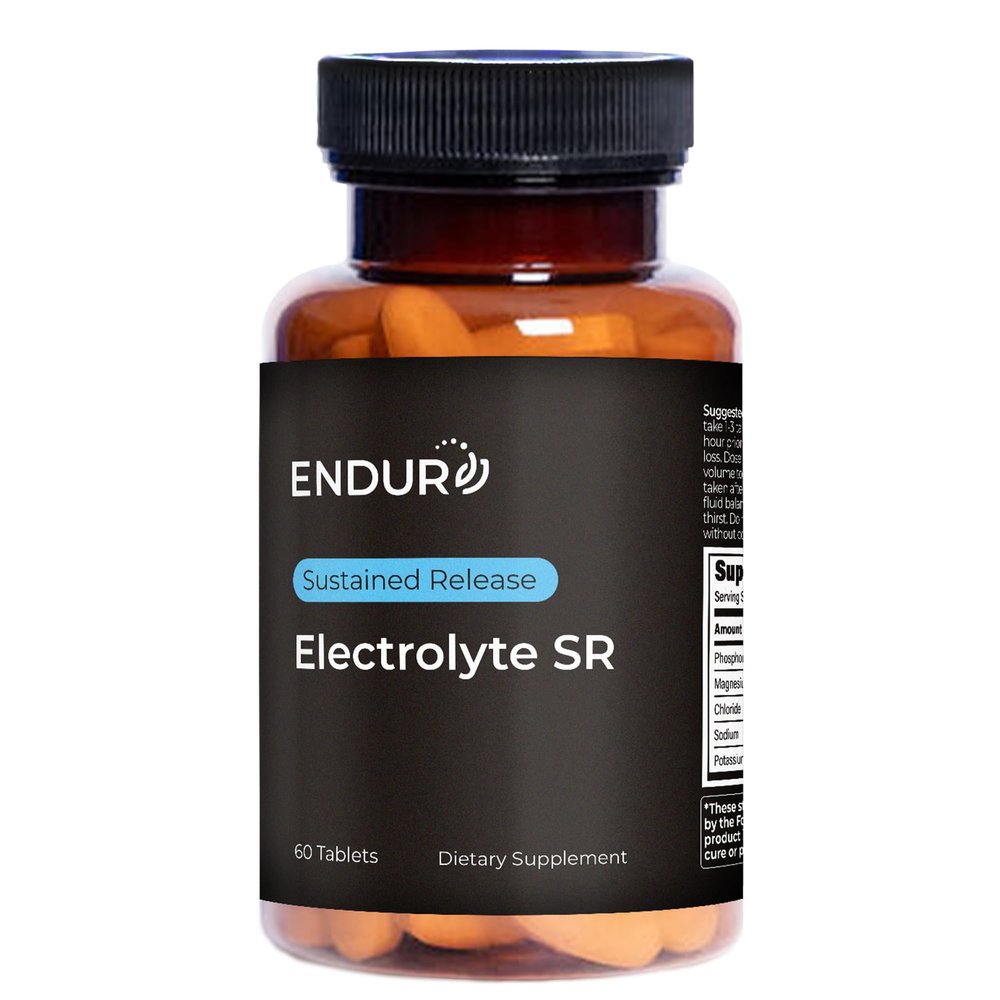 Endur Electrolyte SR, Essential Electrolyte Replacement & Hydration Support, Great for Physical Activity, Sustained-Release Tablets, 60 Tablets