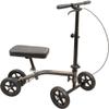 Roscoe Medical Knee Scooter for Adults for Foot Surgery - Foldable & Adjustable Knee Walker for Broken Foot & Leg Injuries, Crutch Alternative, Knee Rover, (Up to 250lbs, 7.25" Wheels), Sterling Grey view 1