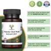 Thunder God Vine Root 20:1 Supplement  Tripterygium Wilfordii Herbal Supplement  200mg Capsules with Lei Gong Teng Extract  Thunder God Vine Extract with Triptolide  90 Capsules view 2