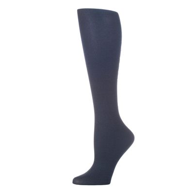 Celeste Stein Therapeutic Graduated Compression Socks, Navy, 15-20 mmHg Queen Plus Calf