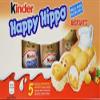 Kinder Happy Hippo Biscuits Milk and Hazelnut 50 Pieces view 1
