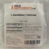 BulkSupplements.com L-Carnitine Tartrate Powder - Amino Acid Powder, Carnitine Supplement - Unflavored & Gluten Free, 1g per Serving, 100g (3.5 oz) (Pack of 1) view 3