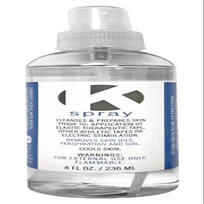 K-Spray Skin Preparation Cleaner for Athletic Taping and Electric Stimulation Treatment - 8 Ounces