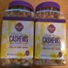 (2) Wellsley Farms Whole Fancy Cashews lightly roasted & salted-40 oz (2 Lbs- 8oz) - Total 5LBS view 1
