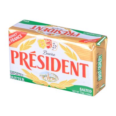 Beurre President, Salted Butter, 7 Ounce