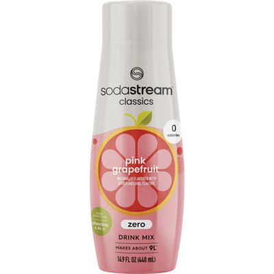 SodaStream Pink Grapefruit Zero Calorie Syrup, 14.9 Fluid Ounce