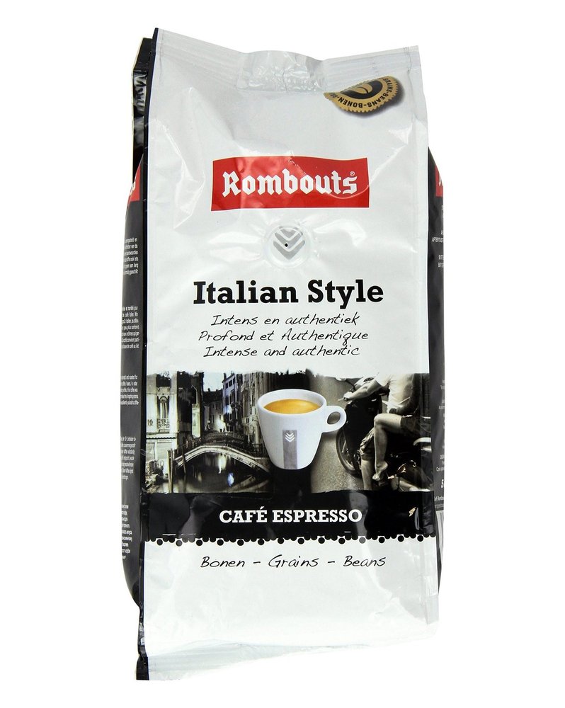 Rombouts Italian style coffee beans 500gr / 17.6 ounce, perfecty roasted steeped in tradition