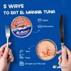 Solid Tuna in Virgin Olive Oil - Canned Tuna Fish in Cold Pressed Tunisian Olive Oil from El Manar - 10-Pack of 160g Cans view 4