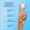 Dropps Laundry Fabric Softener Pods, Unscented (64 Count) - Fabric Softener Liquid Pods for Fluffy, Soft Fabrics - HE Compatible Mineral Based Ingredients Laundry Supplies view 3
