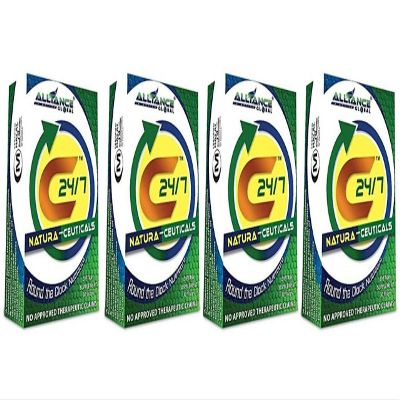 4 Boxes C24/7 Natura- Ceutical Dietary Food Supplement (30 Vegetables capsules/box)