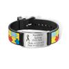 A & L Engraving Custom Engraved Autism Medical Alert Bracelet  Personalized ID Band with Emergency ICE Info - Ships from USA view 1