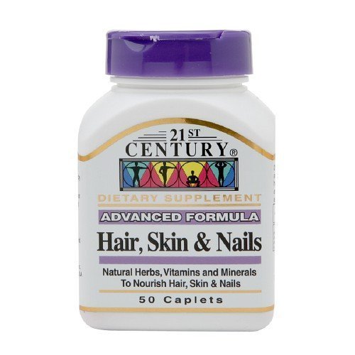 21St Century Vitamins Hair, Skin and Nails Formula Capsules - 50 Ea (Pack of 6)