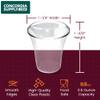 Concordia Supply Communion Cups - 1-3/8" Recyclable Hard Plastic Cups w/Smooth Edges & Fits Standard Holy Communion Trays for Church Services, Fellowship & Santa Cena, (1000 Count) view 2