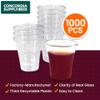 Concordia Supply Communion Cups - 1-3/8" Recyclable Hard Plastic Cups w/Smooth Edges & Fits Standard Holy Communion Trays for Church Services, Fellowship & Santa Cena, (1000 Count) view 4