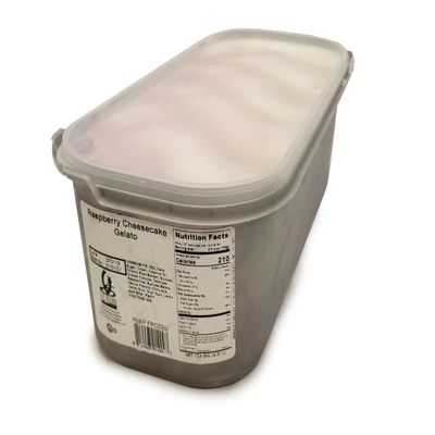 Authentic Italian Raspberry Cheesecake Gelato - 143 oz (Pack of 2) by G.S. Gelato