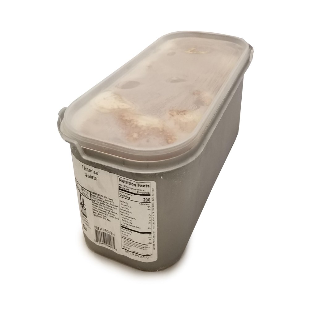 Authentic Italian Tiramisu Gelato - 146 oz (Pack of 2) by G.S. Gelato