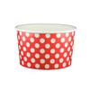 20 oz Yogurt Paper Cups- 600 Count (Polka Dot Red) view 1