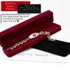 My Identity Doctor Medical Bracelet For Women With Free Engraving, Stainless Steel Personalized Medic ID Custom Sized, 1.5cm Gold Tone Chain Pink Alert - Made in USA - WRIST SIZE 7 inch view 3