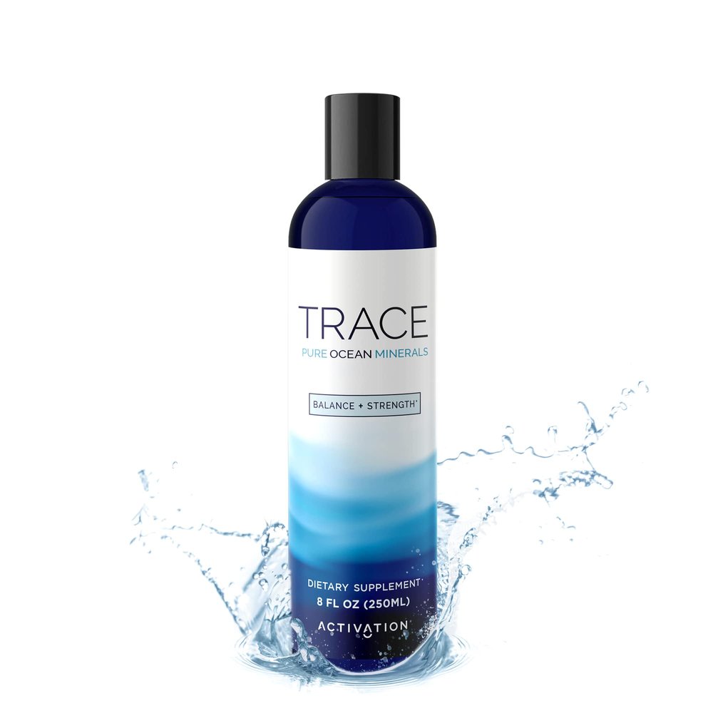 Pure Trace Ocean Minerals by Activation Products - Pure Ocean Liquid Minerals to Add to Water, with 70+ Potent Ionic Trace Elements for Energy Boost, Muscle & Joint Health, and Heart Health, 8 fl oz