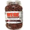Wege Circle Pretzel O's, Round Salted Pretzels, 22 Oz. Barrel view 1
