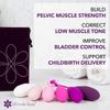Kegel Exercise System - Pelvic Floor Exercises - Set of 6 Premium Silicone Kegel Exercise Weights & Control with Training Kit for Women: Beginners & Advanced view 2